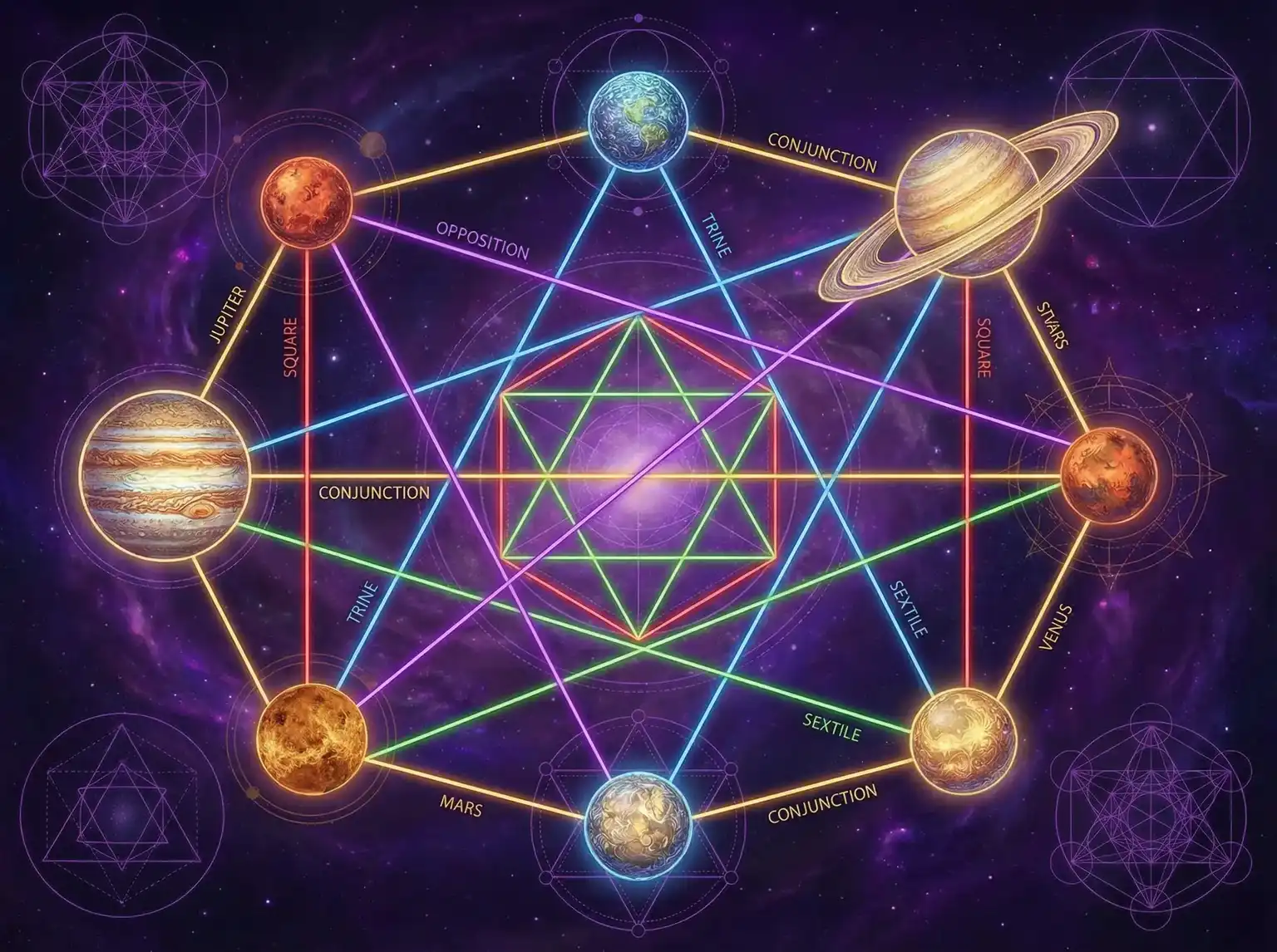 行星相位解读 - 玉蒲电影完整版 | 占星学进阶